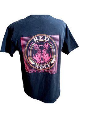 Vintage T-shirt Single Stitch Large 1994 Red Wolf Beer Anheuser-Busch